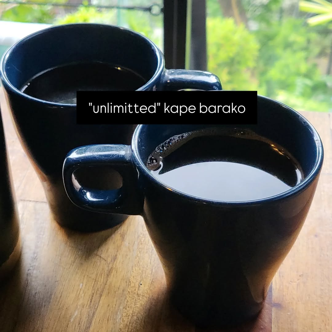 Unlimited kape barako coffee at Tatsulok Cabins